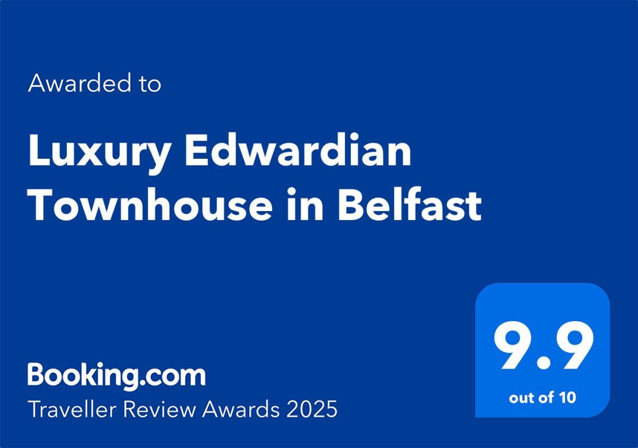 Luxury Edwardian Townhouse In Belfast Villa Bagian luar foto